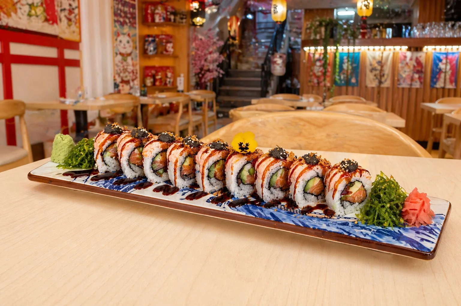 Roll cu somon si trufe/ Salmon and truffle roll